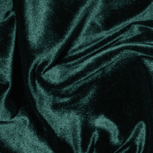 Textile velour vert émeraude