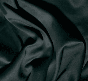 Tissue satin noir vert foncée